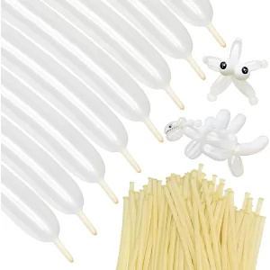 260 Balloons Clear Thickening Long Balloons for Tying Arch Twisting Latex Animals Magic Modeling Skinny Birthday Balloon for Ki